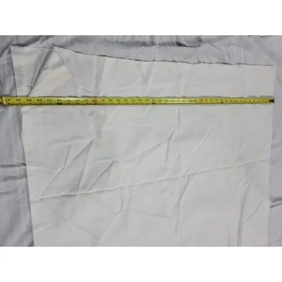 ✨ Vintage Set White Cotton Tablecloth Lot Rectangle +  Round Minimalist Decor - Picture 5 of 8